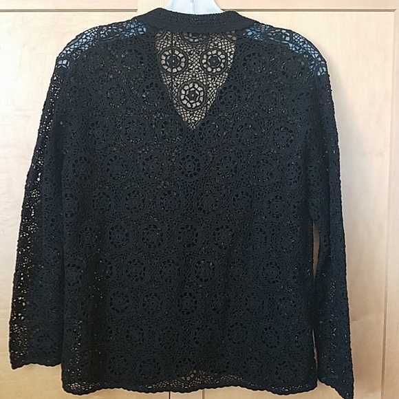 Vintage unusual crocheted light jacket - Picture 8 of 8